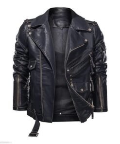 Heavy duty leather jacket