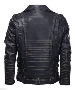 Heavy duty leather jacket