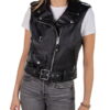Women's Lambskin Perfecto Vest - Front View
