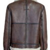Women's Sheepskin B-3 Bomber Jacket - Side View