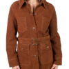 Women's Suede Safari Jacket