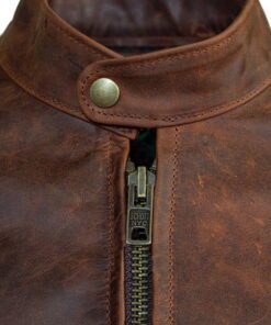 Brown Leather Jacket Mens