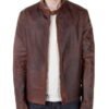 Brown Leather Jacket Mens