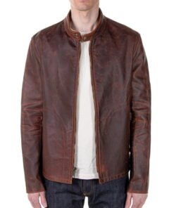 Brown Leather Jacket Mens