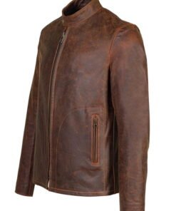 Brown Leather Jacket Mens