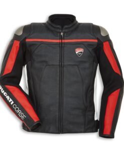Ducati Corse C4 Non-perforated Leather Jacket