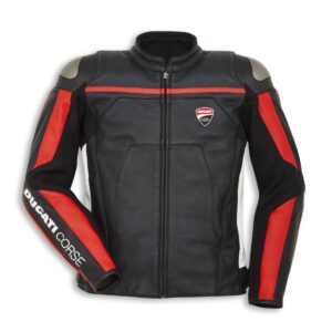 Ducati Corse C4 Non-perforated Leather Jacket