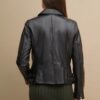 cleo asymmetrical rider jacket - Product View
