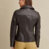Leather Jacket with Metallic Details - Product View