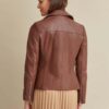 Leather Jacket with Metallic Details - Product View