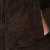 Brown drover jacket - Back View