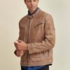 Mason Quilted Leather Jacket - Product View