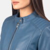 Kelsee Leather Biker Jacket - Product View