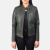 Kelsee Leather Biker Jacket - Product View