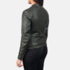 Kelsee Leather Biker Jacket - Product View