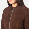 Kelsee Leather Biker Jacket - Product View