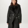 Black belstaff women lila coat - Back View