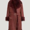 Oxblood belstaff women lila coat - Product View