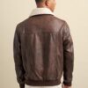 Leather Aviator Bomber Genuine Fur - Product View