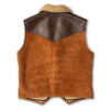 robert leather vest - Side View