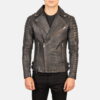 Biker Style Leather Jacket Men