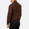 Sven Leather Bomber Jacket - Product View