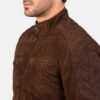 Sven Leather Bomber Jacket - Product View