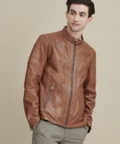 Moto Stylish Sheep Leather Jacket