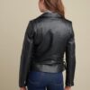 cleo asymmetrical rider jacket - Side View