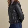 cleo asymmetrical rider jacket - Product View