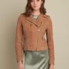 Jackie Asymmetrical Moto Jacket - Product View