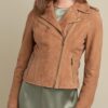 Jackie Asymmetrical Moto Jacket - Product View