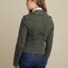 Jackie Asymmetrical Moto Jacket - Side View