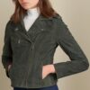 Jackie Asymmetrical Moto Jacket - Product View