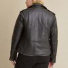 Cleo Plus Size Asymmetrical Performance Moto Rider Jacket - Side View