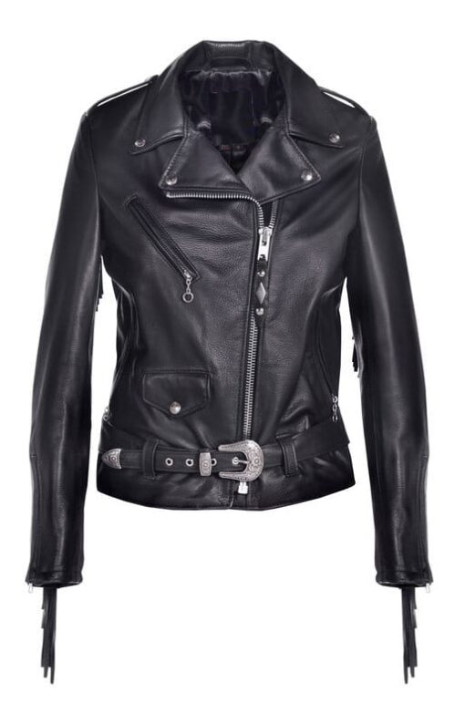 Women's Fringed Motorcycle Jacket