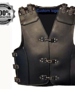 Harley Davidson Leather Biker Buckle Leather Vest