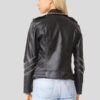 Women’s Studded Leather Motorcycle Jacket