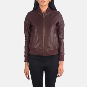 Leather Jackets Women Bomber