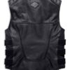 Motorcycle Harley Davidson Biker Swat Leather Vest