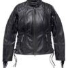 Harley Davidson Women's Boone Fringed Leather Jacket