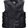 Motorcycle Harley Davidson Biker Swat Leather Vest