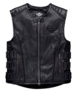 Motorcycle Harley Davidson Biker Swat Leather Vest