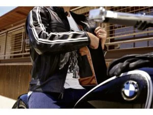 BMW Twin Stripes Leather Jacket - Side View