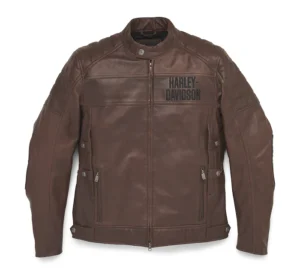 Harley Davidson Men's Fremont Triple Vent System Leather Jacket