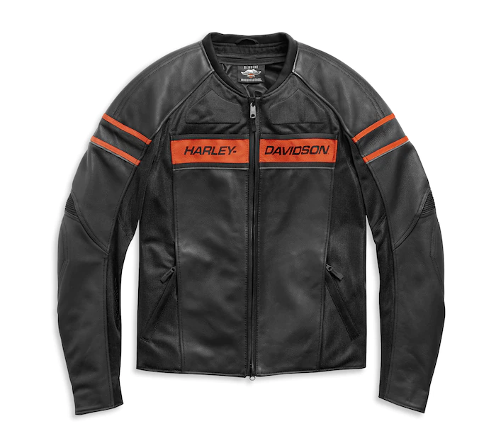 Harley Davidson Mens Brawler Leather Jacket