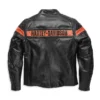 Harley Davidson Men's Victory Sweep Leather Jacket