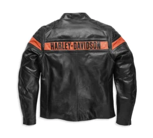Harley Davidson Men's Victory Sweep Leather Jacket