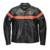 Harley Davidson Men's Victory Sweep Leather Jacket