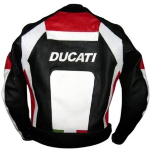 DUCATI MOTORBIKE LEATHER JACKET BLACK